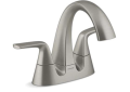Sterling® 27376-4-BN Medley™ Centerset Bathroom Sink Faucet, Vibrant® Brushed Nickel, 2 Handles, Pop-Up Clicker Drain, 1.2 gpm Flow Rate