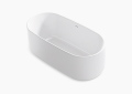 Kohler K-8335-0 Ceric(R) 60" x 29" Freestanding Bath - White