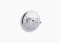 Kohler K-TS72767-3-CP Artifacts(R) Rite-Temp(R) Valve Trim with Cross Handle - Polished Chrome
