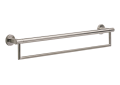 DELTA® 41519-SS Decor Assist™ Contemporary Towel Bar With Assist Bar, 24 in L Bar, 3 in OAD x 4-1/4 in OAH, Metal, Stainless Steel, Import