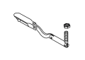 Kohler K-36303 Lift Toggle Assembly
