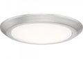 Quoizel Inc VRG1612BN Verge Flush Mount Ceiling Light, Integrated LED Lamp, 120 V, Brushed Nickel Housing