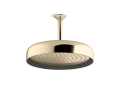 Kohler® 26291-G-AF Statement® Shower Head, 1.75 gpm Max Flow, Ceiling Mounting, 12 in Head