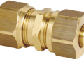 Viega 19017 3/4 inch x 3/4 inch Brass SVC Compression Coupling