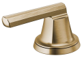 Brizo® HL5397-GL Low Lever Handle Kit, For Use With Levoir™ Widespread Lavatory Faucet, Luxe Gold, Import
