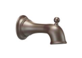 Moen® S114ORB Diverter Tub Spout, Weymouth™, 6-3/4 in L, For Use With Waterhill® Posi-Temp® TS314 1-Handle Tub/Shower Trim, 1/2 in Slip-Fit Connection, Brass, Oil Rubbed Bronze, Domestic
