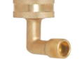 Brasscraft HES-6-12X 3/8 inch X 3/4 inch OD Lead Free Brass Garden Hose Dishwasher Fitting