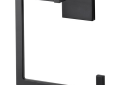 Brizo® 694680-BL Siderna® Towel Ring, 3 in OAD x 6 in OAH, Matte Black, Import
