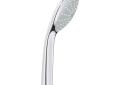 GROHE 2726500E Hand Shower, 4-1/2 in Dia 1-Function Shower Head, 2.5 gpm, StarLight® Polished Chrome, Import