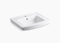 Kohler K-2358-1-0 Archer Pedestal Bathroom Sink - White