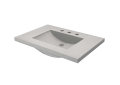 Native Trails NSVNT30-A 30" Palomar in Ash NativeStone Vanity Top with Integral Sink