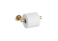 Kohler® 14377-BGD Pivoting Toilet Tissue Holder, Purist®, 1-7/8 in H, Metal, Vibrant® Moderne Brushed Gold