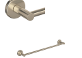 ROHL LO1/18STN Lombardia Wall Mount 18" Single Towel Bar - Satin Nickel