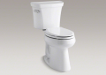 Kohler K-3889-0 Highline Comfort Height Two-Piece Elongated Toilet