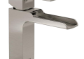 DELTA® 568LF-SSMPU Centerset Lavatory Faucet, Ara®, 1.2 gpm, 4-9/16 in H Spout, 1 Handles, Pop-Up Drain, 1/3 Faucet Holes, Stainless Steel, Function: Traditional, Commercial