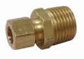 1/4 OD X 3/8 Inch Lead Free Brass Compression x Male Adapter