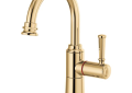 Brizo® 61374LF-H-PG Rook® Instant Hot Faucet, 1 gpm at 60 psi Flow Rate, Polished Gold, 1 Handle, Import