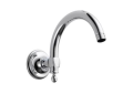 Brizo® RP70909PC Charlotte® Shower Arm and Flange, 8 in L, 1/2 in NPT, Import