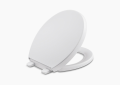 Kohler K-4009-0 Reveal Quiet-Close Round Front Toilet Seat with Grip-Tight - White