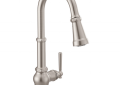 Moen S72003SRS Paterson Spot Resist One-Handle High Arc Pulldown Kitchen Faucet - Stainless
