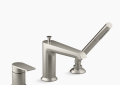 Kohler K-97070-4-BN Hint(R) Deck-Mount Bath Faucet with Handshower - Vibrant Brushed Nickel