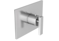 Newport Brass 3-2044TS-15 3/4" Rectangular Thermostatic Trim Plate with Handle - Polished Nickel