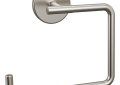 DELTA® 759460-SS Trinsic® Towel Ring, 2 in OAD x 5-11/16 in OAH, Brass, Stainless Steel, Import