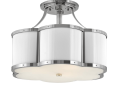 Hinkley® 4444PN Chance Classic Ceiling Light, (3) Lamps LED Lamp, 120 V, Polished Nickel Housing
