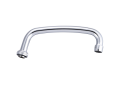 Central Brass SU-363-RA Tube Spout, For Use With Model 0122-LE 2-Handle Cast Brass Pre-Rinse Faucet, 7-7/8 in Spout Reach x 2-51/64 in H Spout, Polished Chrome