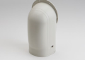 Rectorseal 84136 Fortress LW-122-I 4-1/2 inch PVC Lineset Cover Wall Inlet - Ivory