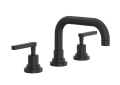 ROHL A2218LMMB-2 Lombardia U-Spout Widespread Bathroom Faucet - Matte Black