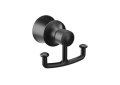 Moen® YB2103BL DARTMOOR™ Double Robe Hook, 3 in OAW x 2-13/32 in OAD, Zinc, Import
