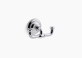 Kohler K-72572-CP Artifacts Double Robe Hook - Polished Chrome