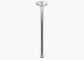 Kohler K-7392-CP 12 inch Ceiling Mount Rainhead Arm and Flange - Polished Chrome