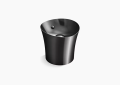 Kohler K-20703-7 Veil(R) Tall Vessel/Pedestal Bathroom Sink Basin - Black Black(TM)