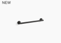 Kohler K-78372-BL Components 18 inch Towel Bar - Matte Black