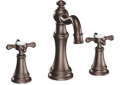 Moen® TS42114ORB Weymouth™ Widespread Bathroom Faucet With Metal Pop-Up Waste Assembly, 1.2 to 1.5 gpm Flow Rate, 5-1/4 in H Spout, 8 to 16 in Center, Oil Rubbed Bronze, 2 Handles, Pop-Up Drain, Domestic
