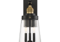 Savoy House 5-2068-51 Macauley 3 Light 9.13 inch Outdoor Wall Light - Vintage Black w/Warm Brass