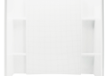 Sterling 71154100-0 60 inch x 32 inch x 74 inch Accord Series Bath and Shower Complete Wall Set - White