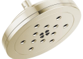 Brizo® 87442-PN Atavis™ Multi-Function Raincan Shower Head, 1.75 gpm Max Flow, 4 Sprays, Wall Mount, 8 in Dia x 3-15/16 in H Head, Import