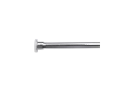 Brasstech 43515S 3/8" x 12" Rigid Supply Tube, Flat Head - Satin Nickel PVD