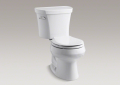 Kohler K-3947-0 Wellworth Two-Piece Round-Front Toilet - White