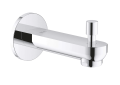 GROHE 13273000 Eurosmart® Cosmopolitan Tub Spout, 6-11/16 in L, 1/2 in FNPT Connection, Brass, Polished Chrome, Import