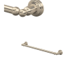 Perrin & Rowe U.6940STN Edwardian Towel Ring Double Wall Mount, Import