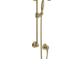 Perrin & Rowe 1311ULB Rohl Cross Collection Handshower Hand Set Single-Function, 2-9/16 in Dia Shower Head 3-Function Shower Head, 1.8 gpm Flow Rate, FNPT x Male Connection, Import