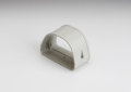Rectorseal 84130 Fortress LJ-122-I 4-1/2 inch PVC Lineset Cover Coupling - Ivory