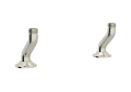 ROHL U.6793PN-2 Georgian Era Deck Unions for Bridge Faucet - Polished Nickel