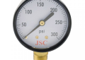 Jones Stephens G61300 300 PSI Pressure Gauge with 2-1/2 inch Face and 1/4 MIPS Bottom Mount