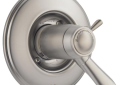 DELTA® T17T038-SS TempAssure® 17T 2-Function Valve Trim, 2.5 gpm Shower, Stainless Steel
