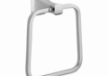 DELTA® 75246 Tesla® Towel Holder, 6-7/8 in L Bar, 2-7/8 in OAD x 7-7/16 in OAH, Metal, Polished Chrome, Import